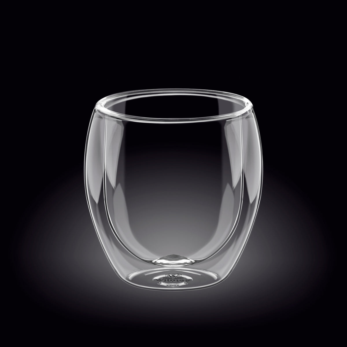 Wilmax Thermo-Glasbecher, 500 ml, doppelwandig, hitzebeständig – WL-888764/A