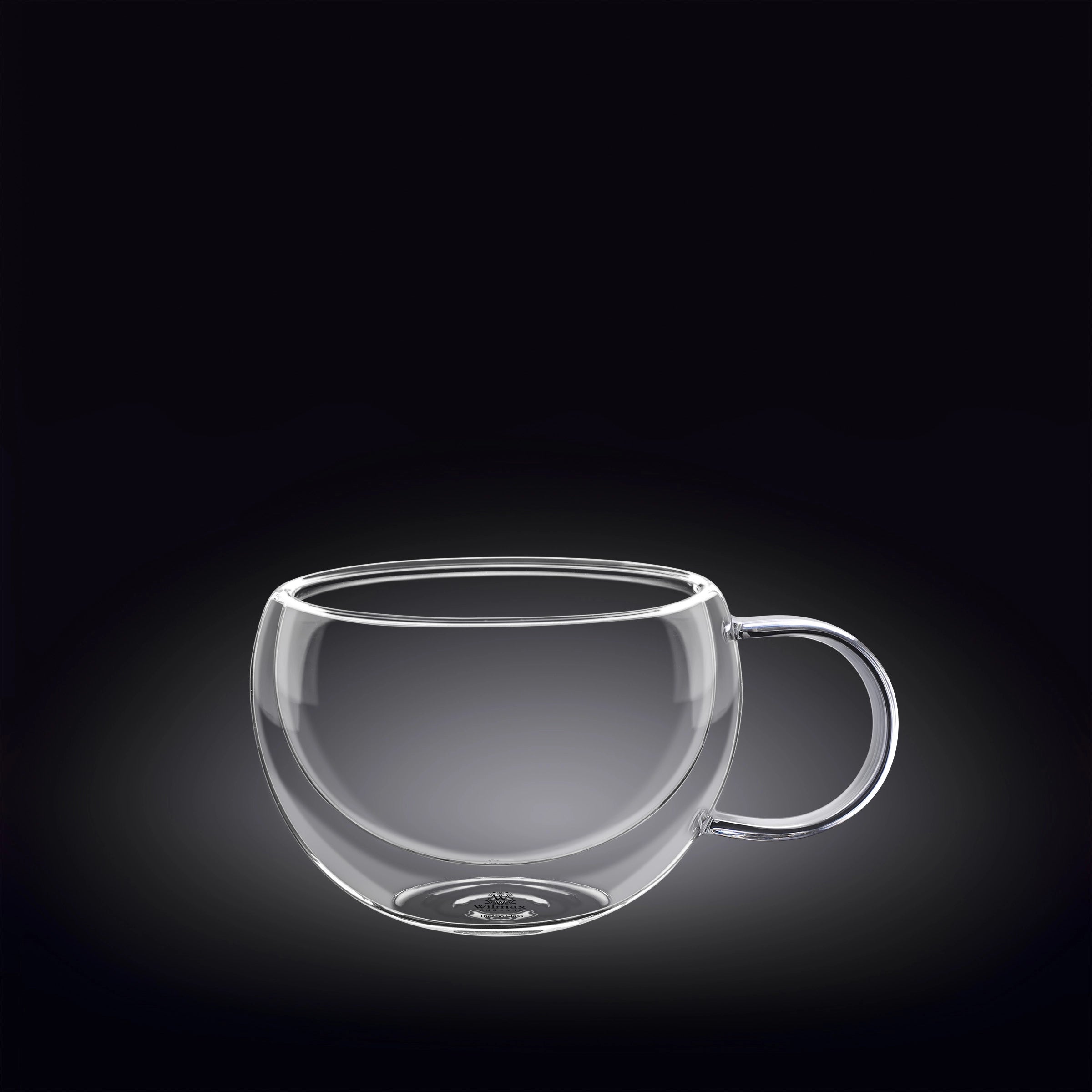 Wilmax Doppelwandige Glastasse 250 ml Transparent WL-888768/A