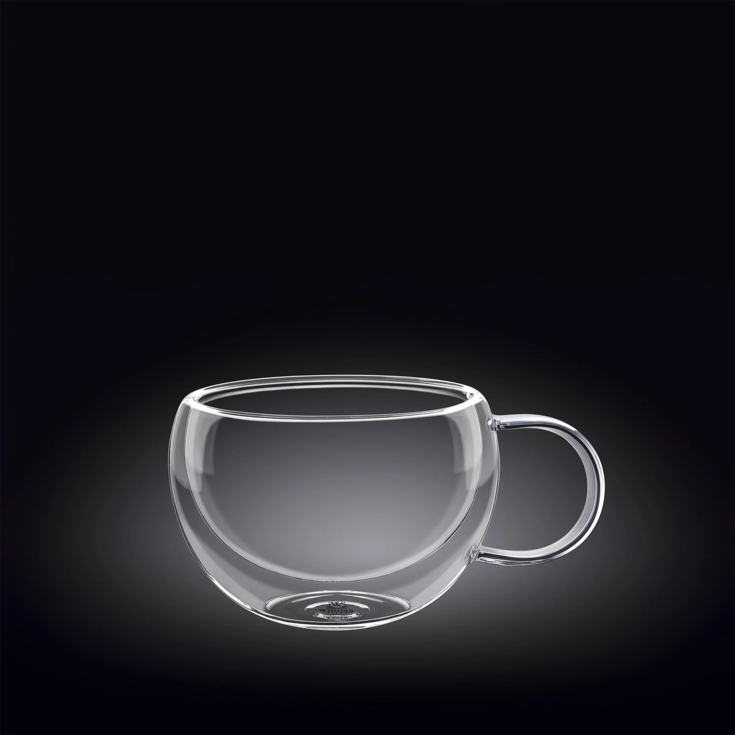 Wilmax Doppelwandige Glastasse 250 ml Transparent