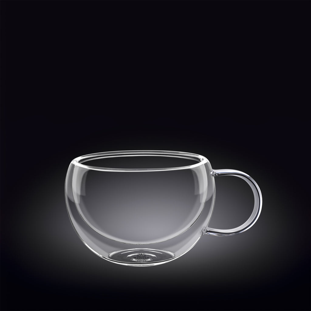 Wilmax Doppelwandiger Becher 300 ml Transparent WL-888769/A