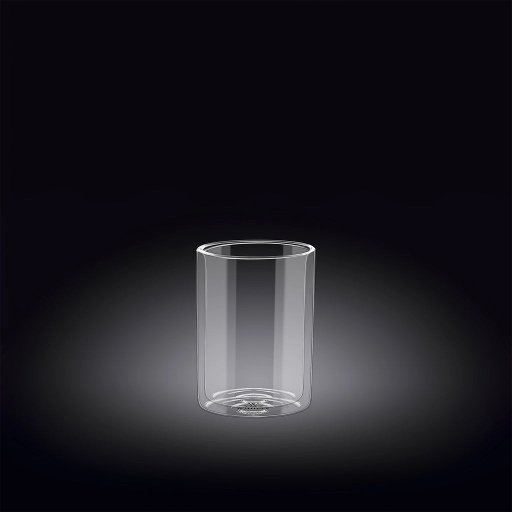 Wilmax Doppelwandiges Glas 100 ml Transparent WL-888780/A
