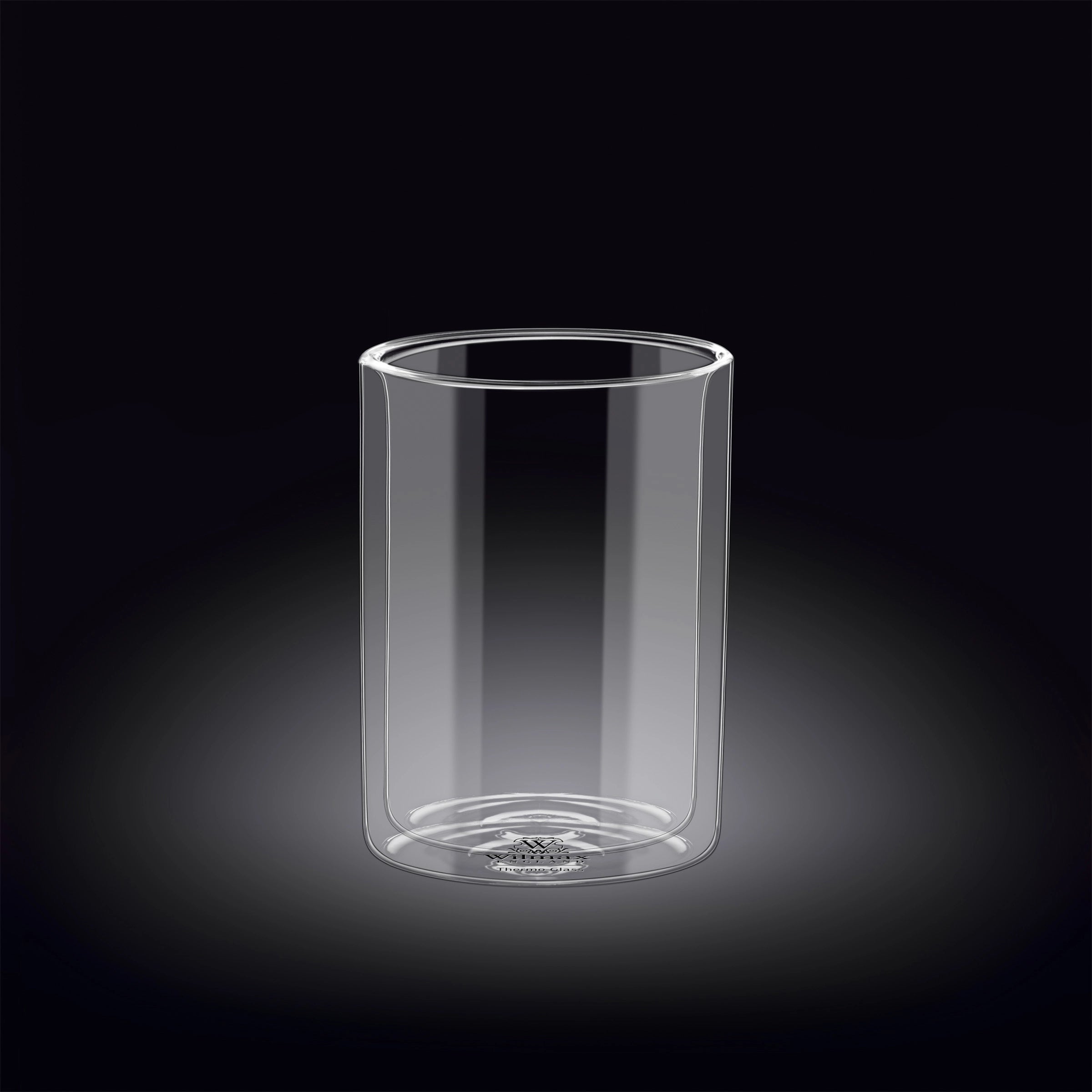 Wilmax Doppelwandiges Thermoglas 400 ml Transparent WL-888785/A