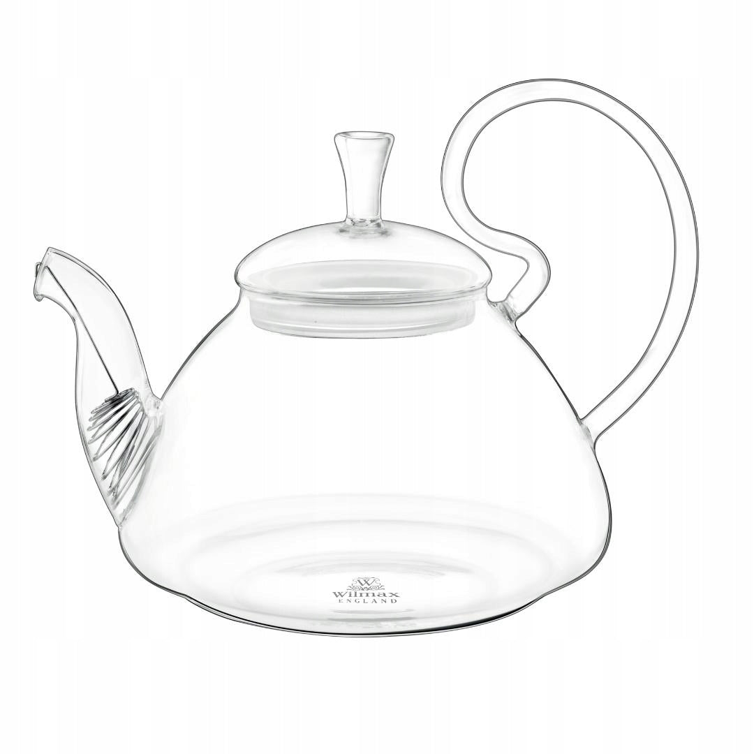 Wilmax Teekanne 800 ml Borosilikatglas mit Federfilter WL-888817/A