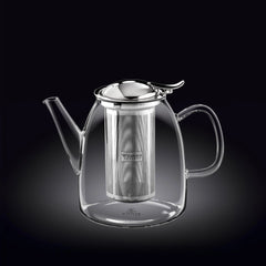 Wilmax Teekanne 950 ml Borosilikatglas mit Edelstahlfilter WL-888808/A