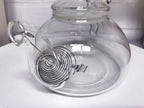 Wilmax Teekanne 800 ml Borosilikatglas mit Federfilter WL-888817/A