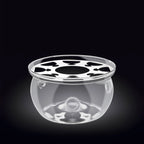 Wilmax Stövchen aus Glas für Teekannen Transparent WL-888903/A