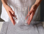 Wilmax Teelichthalter 20 cm Glas für 3 Teelichter WL-888906/A