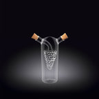 Wilmax Öl- und Essigflasche 250/50 ml Glas WL-888955/A