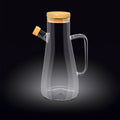 Wilmax Ölflasche 900 ml Glas mit Ausgießer und Filter WL-888958/A