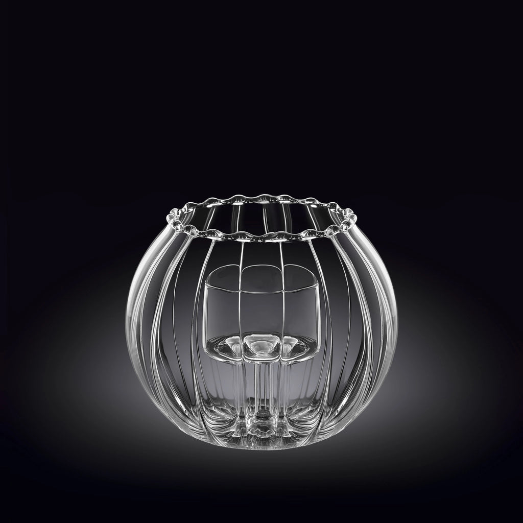 Wilmax Teelichthalter 12 x 10 cm Thermoglas WL-888976/A