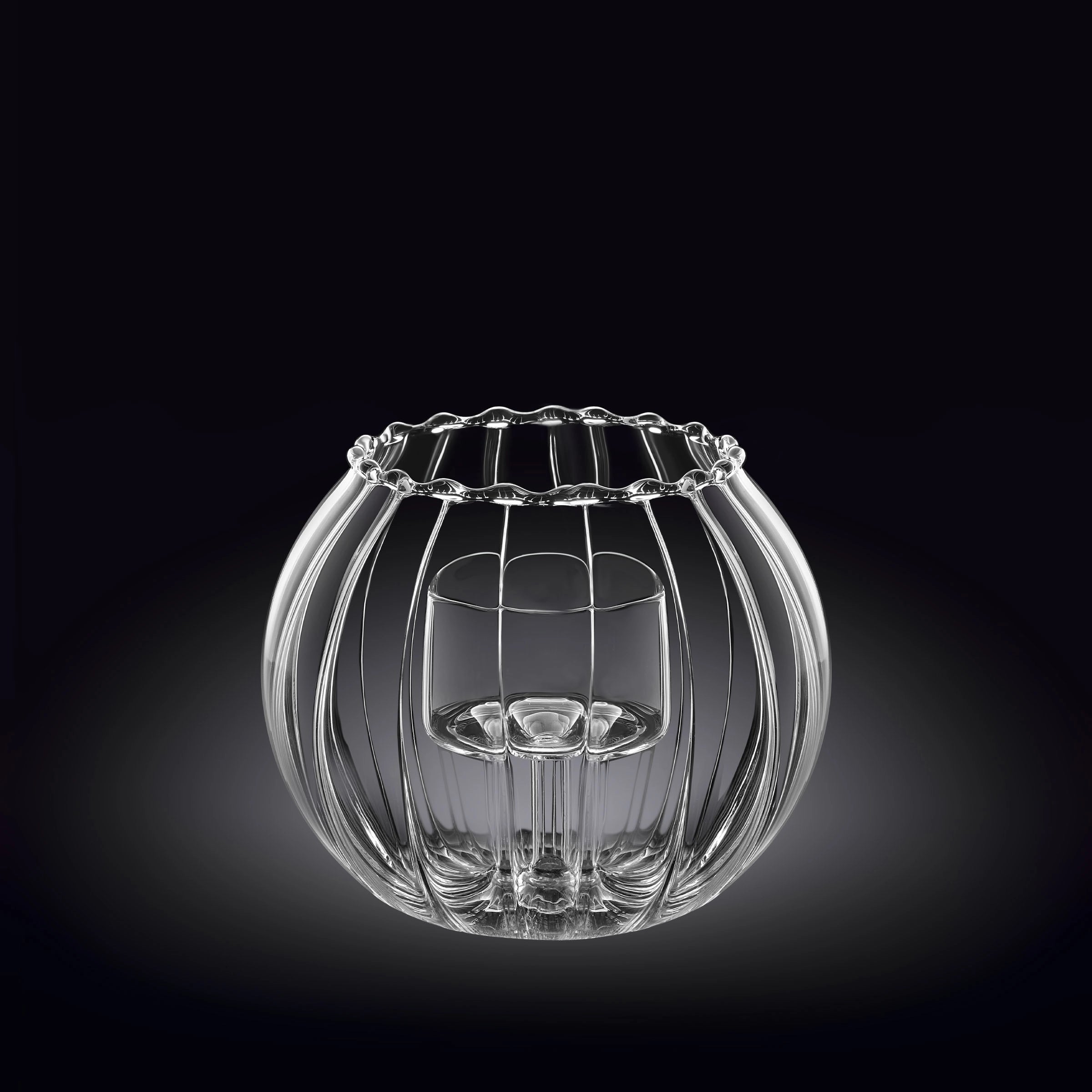 Wilmax Teelichthalter 12 x 10 cm Thermoglas WL-888976/A