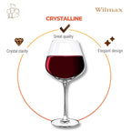 Wilmax Chardonnay Weinglas 880 ml 2er-Set Transparent aus Wilmax Crystalline-Serie