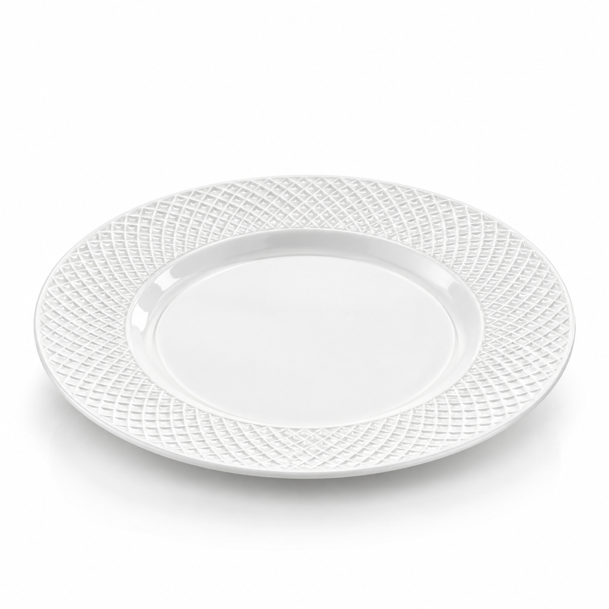 Wilmax Brotteller 15 cm Weiß aus Porzellan