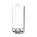 Wilmax Wasser& Saftgläser 390 ml 6er-Set Transparent aus Wilmax Crystalline-Serie
