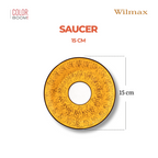 Wilmax Untertasse 15 cm Gelb aus Porzellan