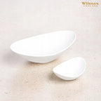 Wilmax Schale 30,5 × 16,5 × 8 cm Weiß aus Porzellan