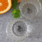 Wilmax Geriffeltes Glas 300 ml 6er-Set Transparent aus Borosilikatglas