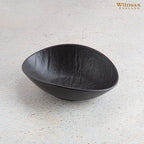 Wilmax Ovale Schale 19 x 15 x 6 cm 3er Set SlateStone Schwarz WL-661119/A3