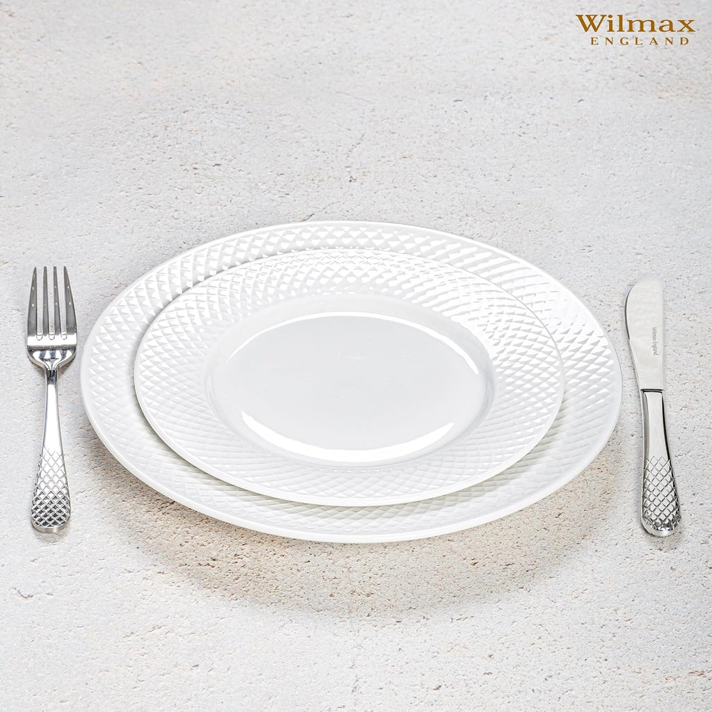Wilmax Dessertmesser 20,5 cm Silber aus Edelstahl