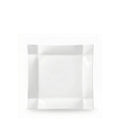 Wilmax Quadratischer Dessertteller 20 × 20 cm Weiß aus Porzellan