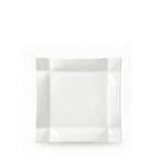 Wilmax Quadratischer Dessertteller 20 × 20 cm Weiß aus Porzellan