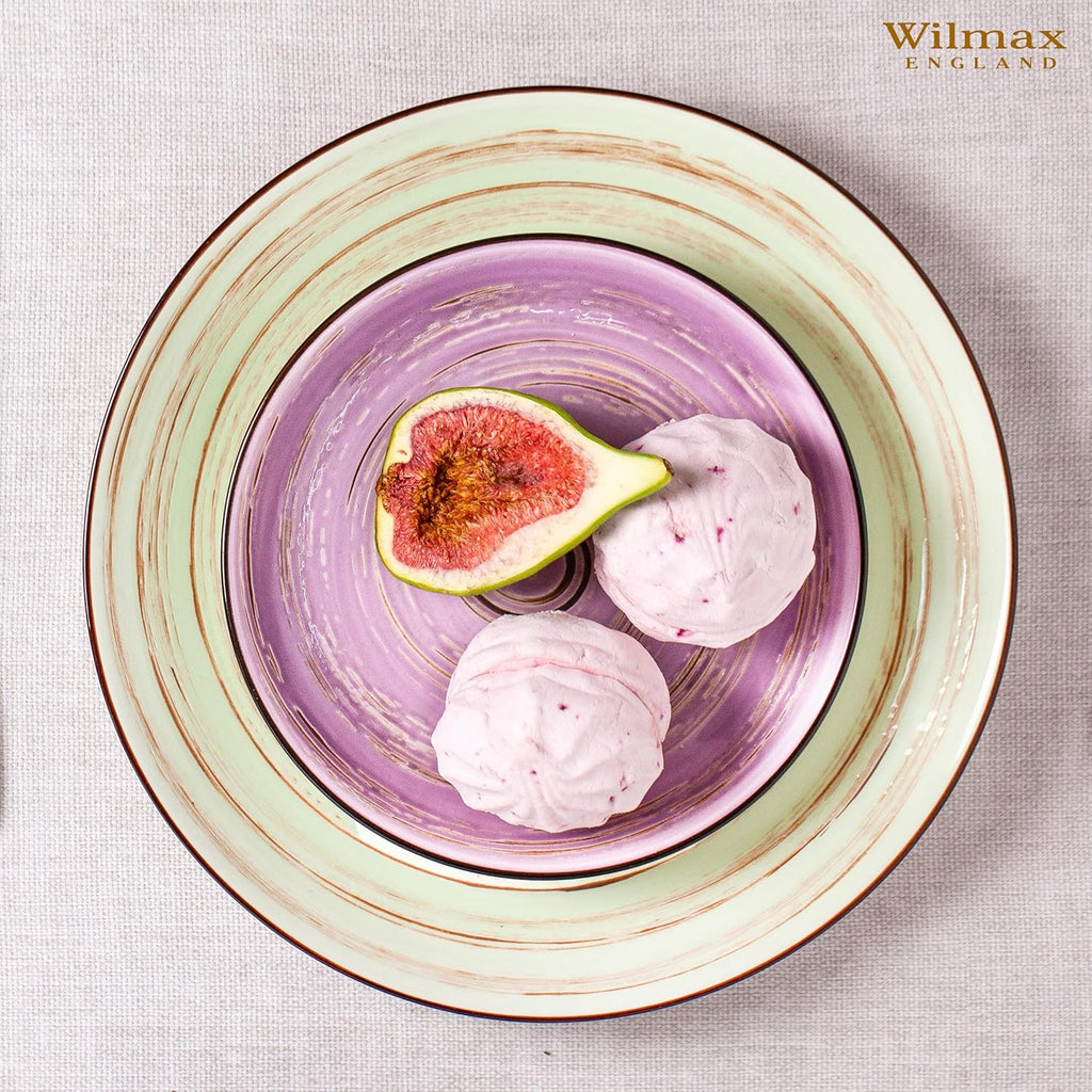 Wilmax Teller 20 cm Pistazie Porzellan 6er Set WL-669112/A6