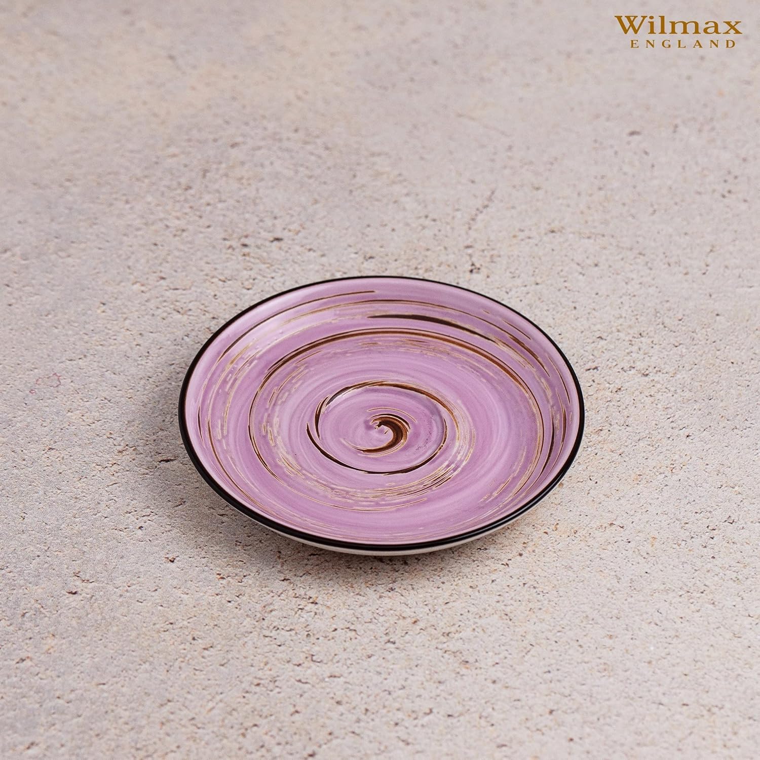 Wilmax Tasse-Untertasse 300 ml Lavendel Porzellan 6er Set WL-669736/AB6