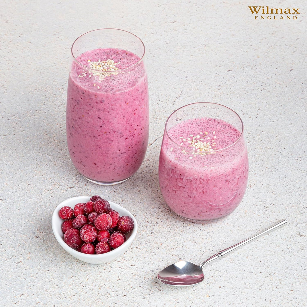 Wilmax Karaffe (1000ml) mit 6 Gläsern(540ml) Kristallglas Set WL-888370/1C-888022/A6