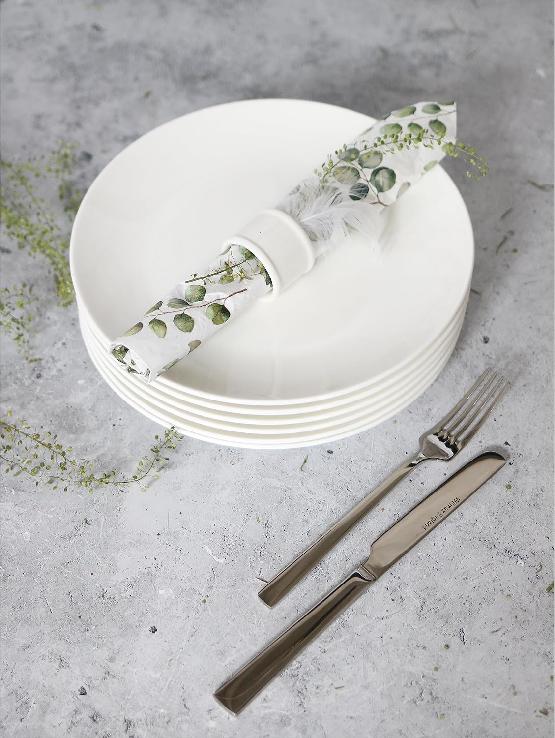 Wilmax Tafelmesser 23 cm Silber aus Edelstahl