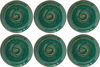 Wilmax Teller 20,5 cm Grün Porzellan 6er Set WL-669512/A6