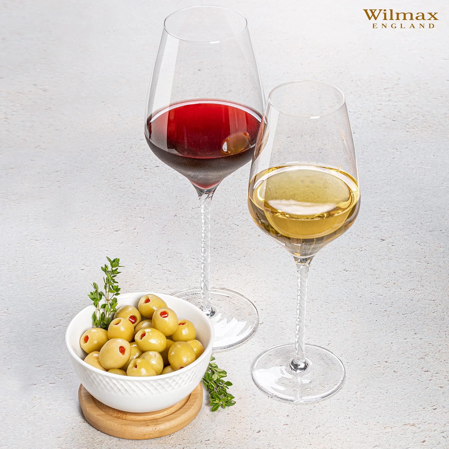 Wilmax Weinglas 800 ml Kristallglas Transparent 2er Set WL-888102/2C