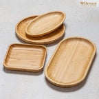 Wilmax Bambus Teller 10x10 cm Natur WL-771017/A