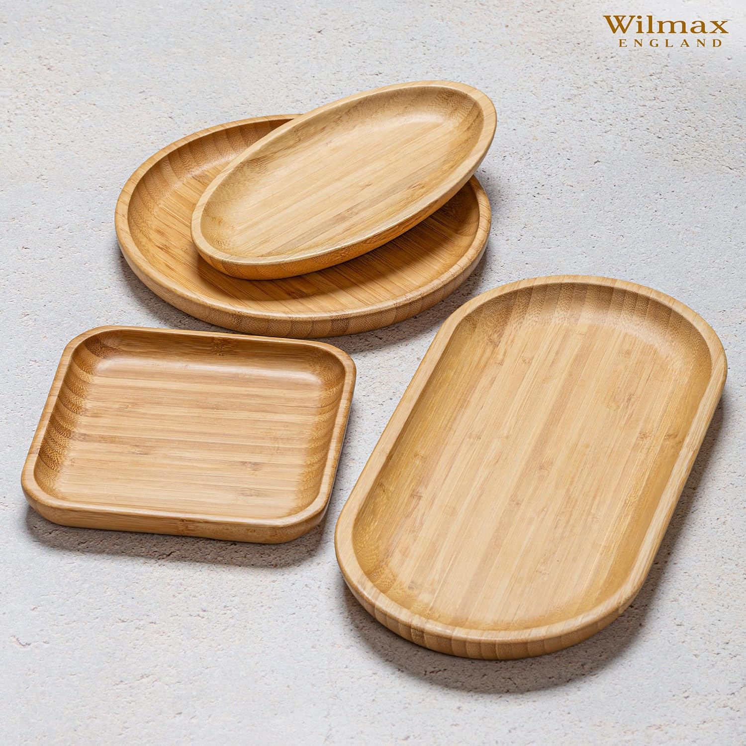 Wilmax Bambus Teller 10x10 cm Natur WL-771017/A