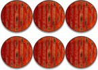 Wilmax Teller 18 cm Rot Porzellan 6er Set WL-668211/A6