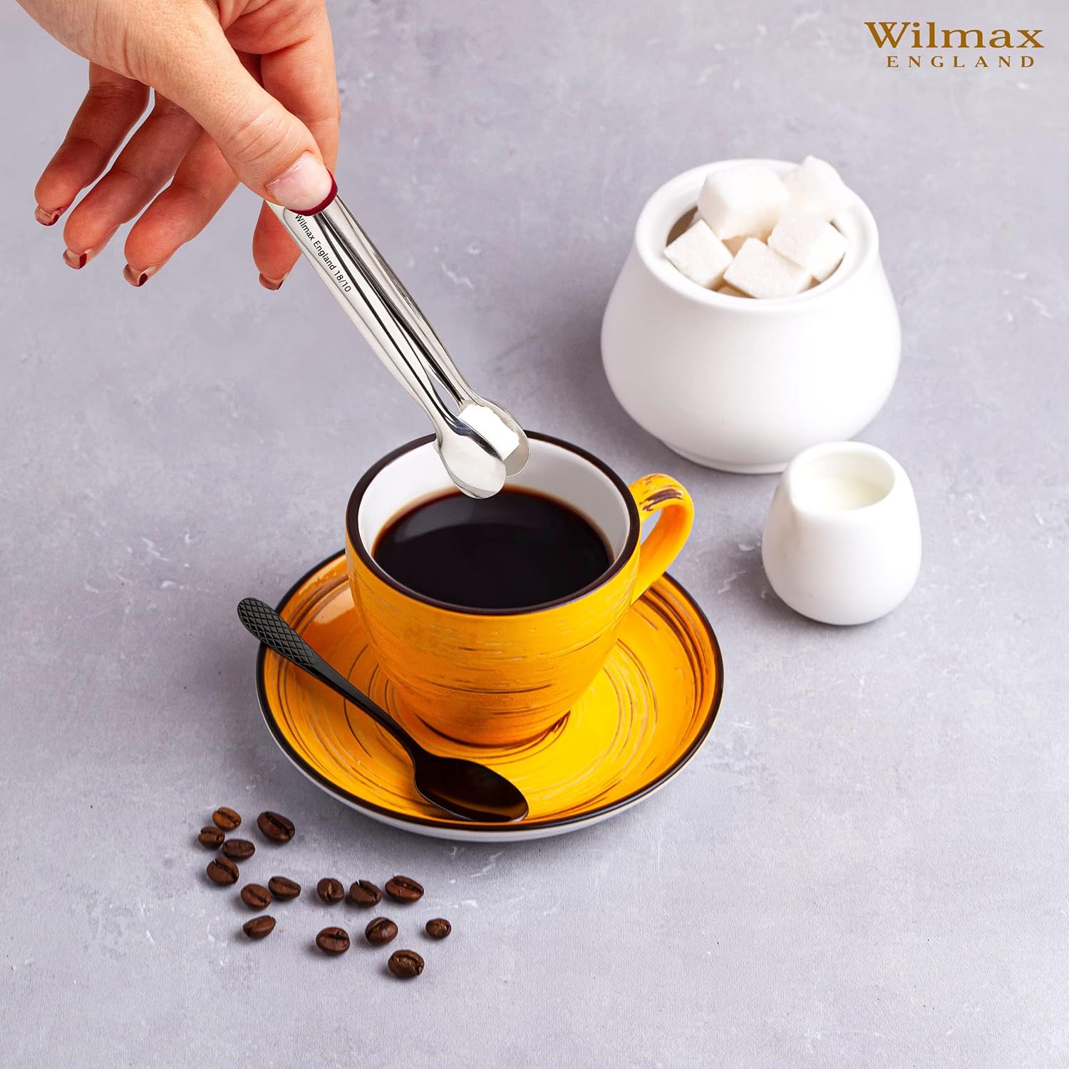 Wilmax Espressotasse, 110 ml, Gelb, Porzellan, WL-669434/A