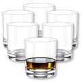 Wilmax Whiskyglas 300 ml 6er-Set Transparent aus Wilmax Crystalline-Serie