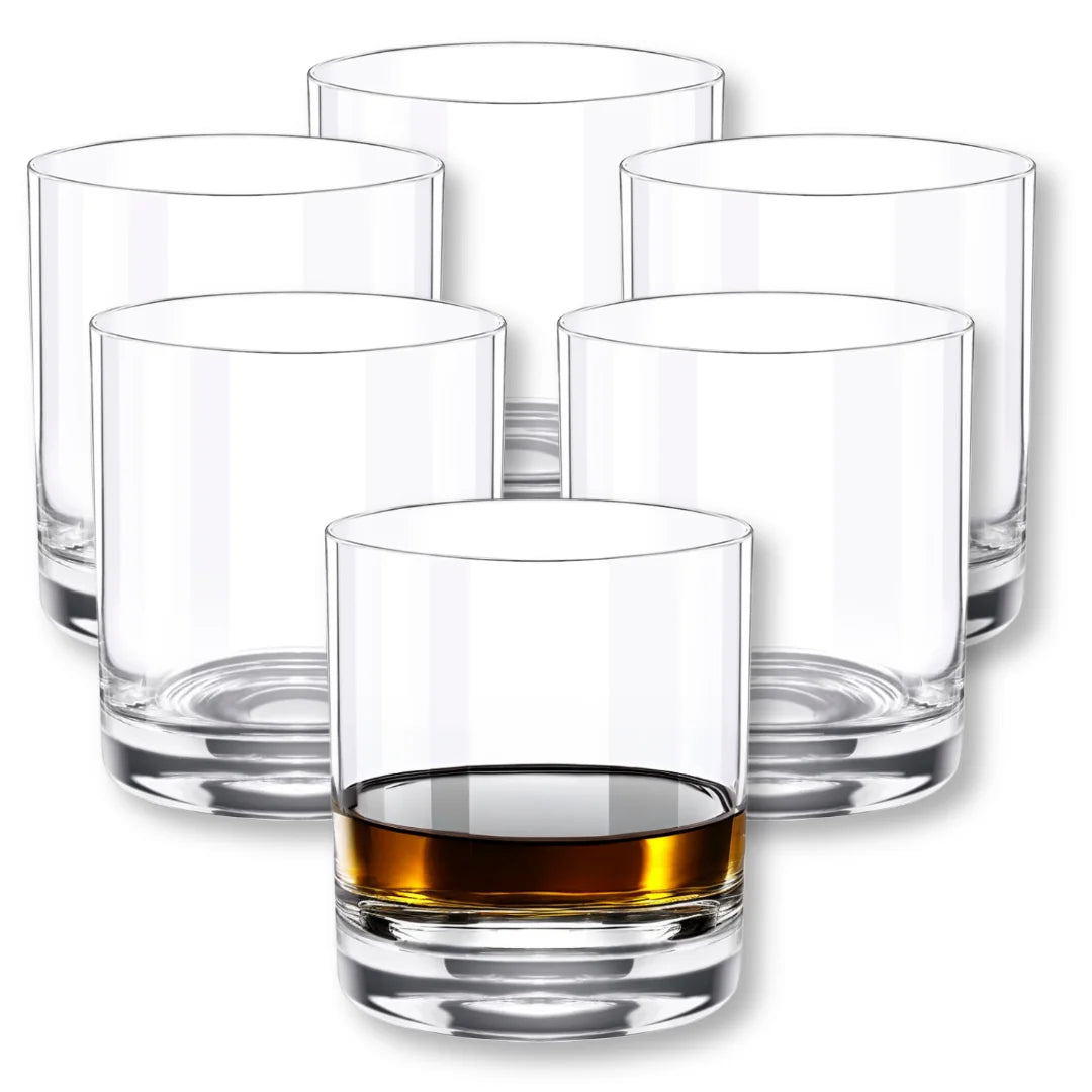 Wilmax Whiskyglas 300 ml 6er-Set Transparent aus Wilmax Crystalline-Serie