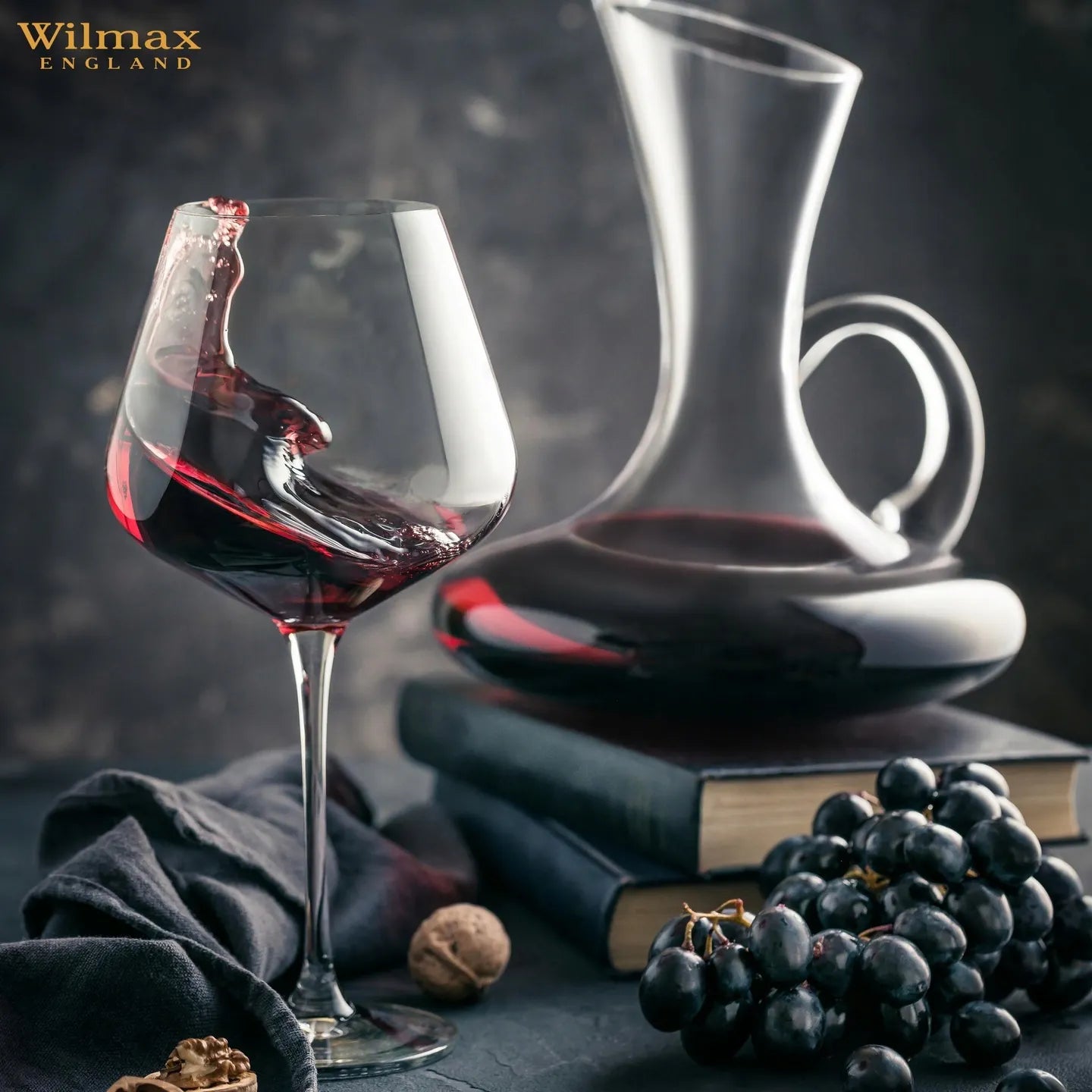 Wilmax Chardonnay Weinglas 880 ml 2er-Set Transparent aus Wilmax Crystalline-Serie