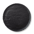 Wilmax Runde Servierplatte 30 cm Schwarz aus Porzellan