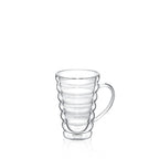 Wilmax Doppelwandiger Thermobecher 300 ml Transparent aus Glas