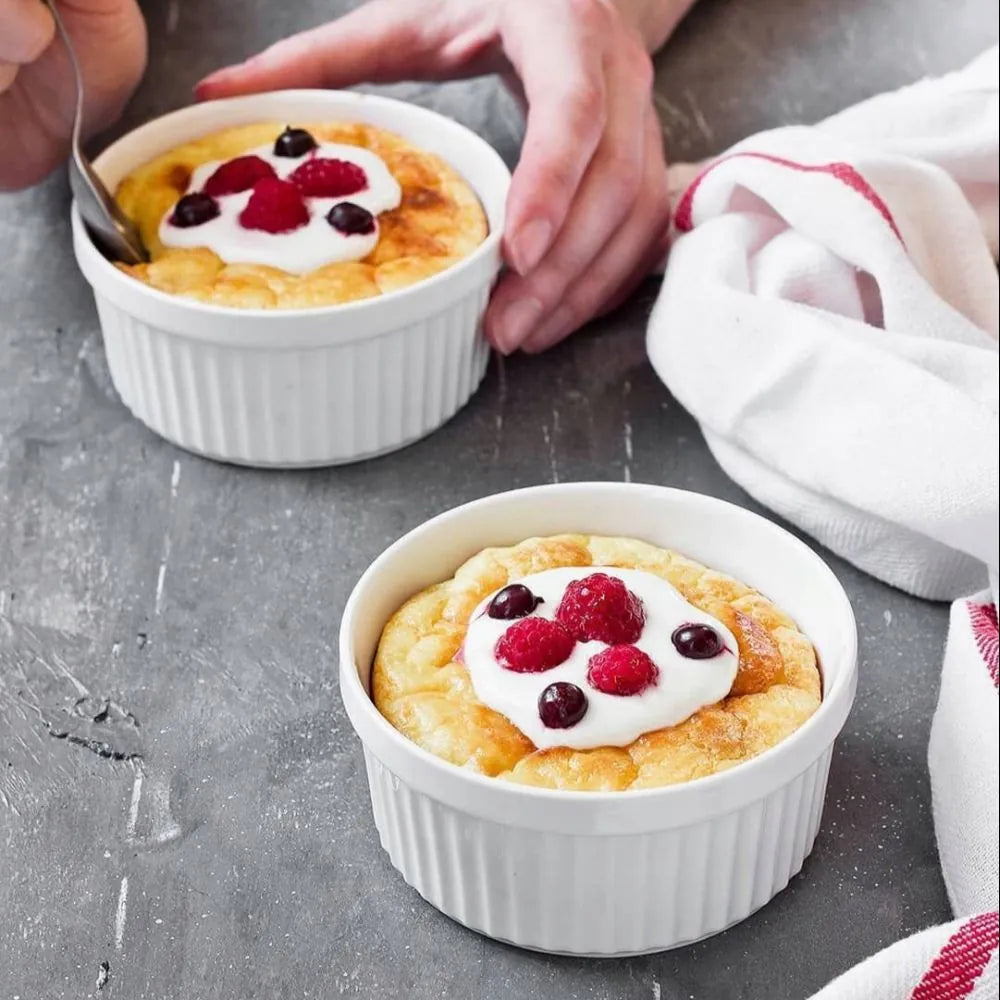 Wilmax Snack- und Dessertschale 9 cm 130 ml Weiß aus Porzellan