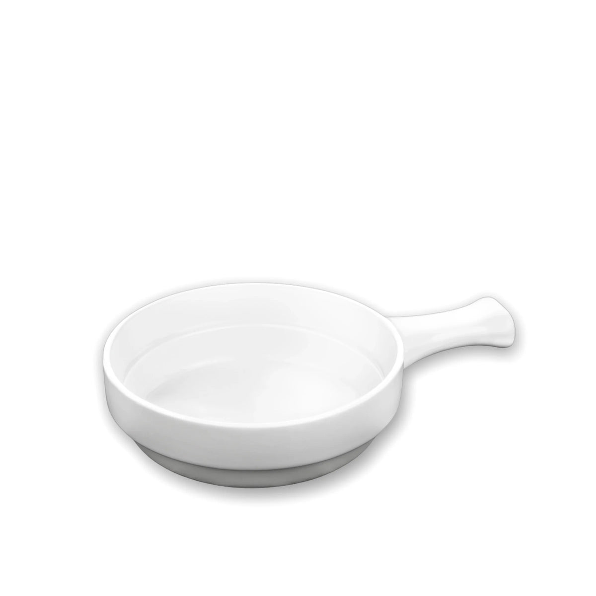 Wilmax Auflaufform mit Griff 450 ml Weiß aus Porzellan