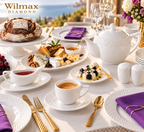 Wilmax Tasse mit Untertasse 170 ml Weiß aus Porzellan