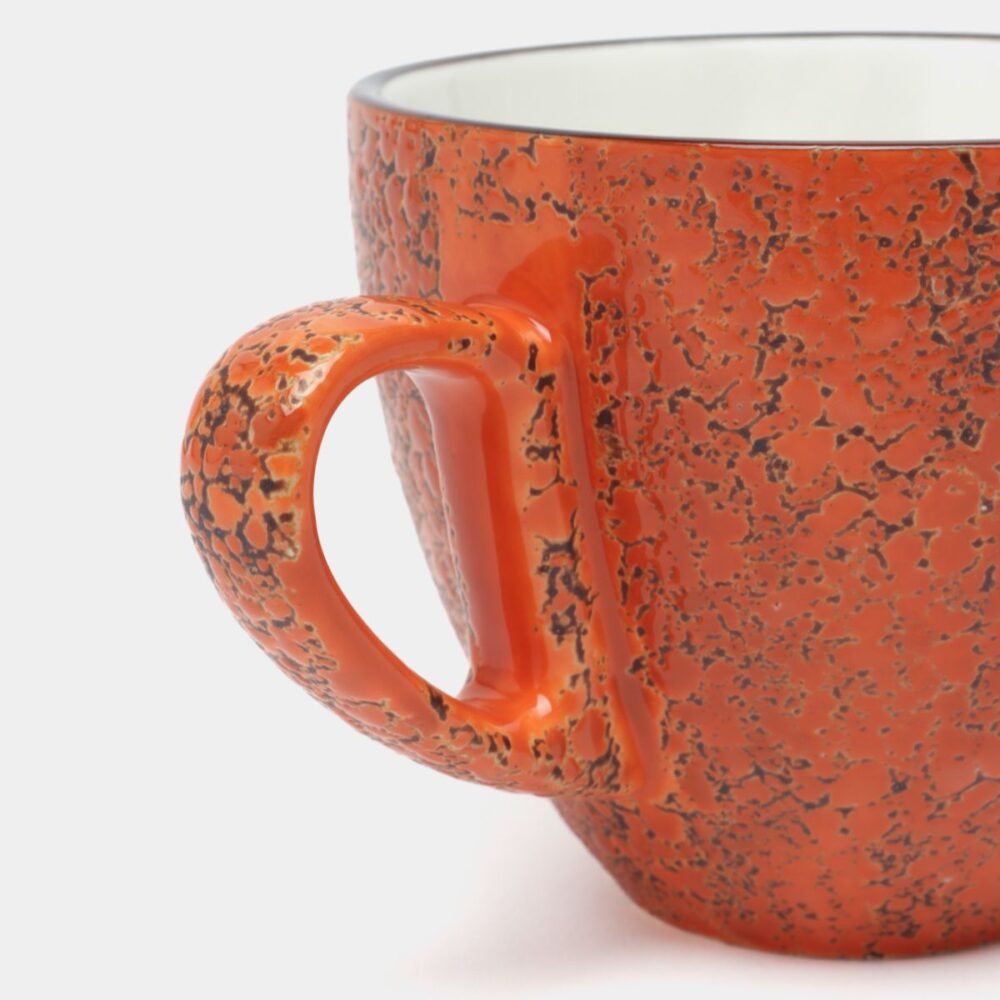 Wilmax Tasse 300 ml Orange aus Porzellan