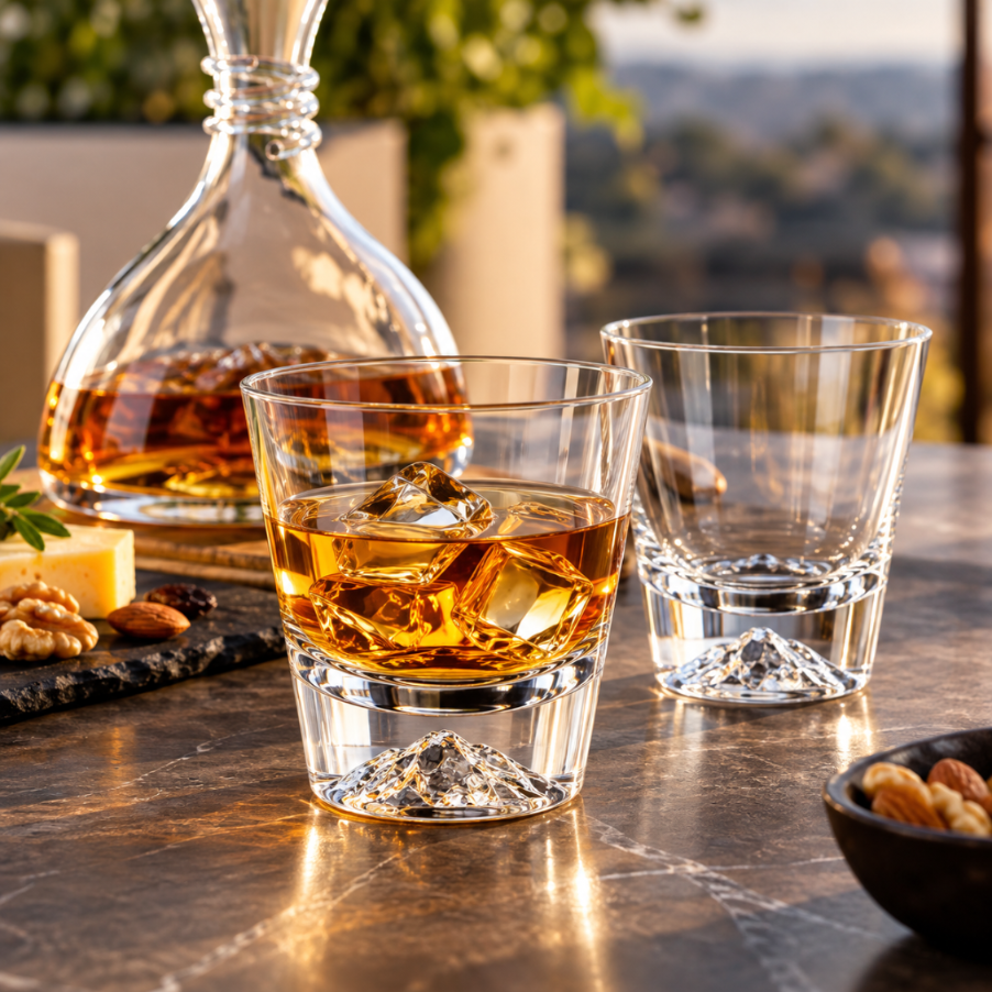 Wilmax Whiskyglas 250 ml 2er-Set Transparent aus Wilmax Crystalline-Serie