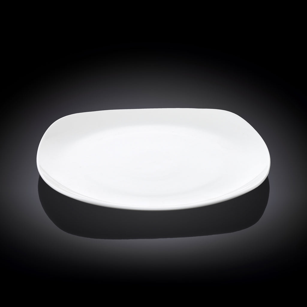 Wilmax Dessertteller 19.5 cm aus Porzellan, Weiß WL-991001/A