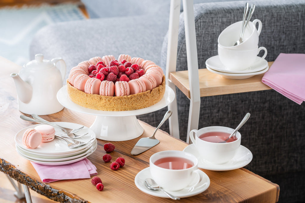 Wilmax Dessertteller 18 cm Weiß aus Porzellan