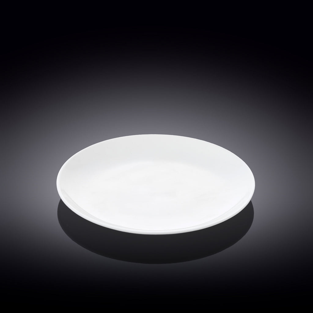 Wilmax Dessertteller 20 cm Weiß aus Porzellan