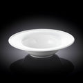 Wilmax Tiefer Teller 23 cm 395 ml aus Porzellan, Weiß WL-991020/A