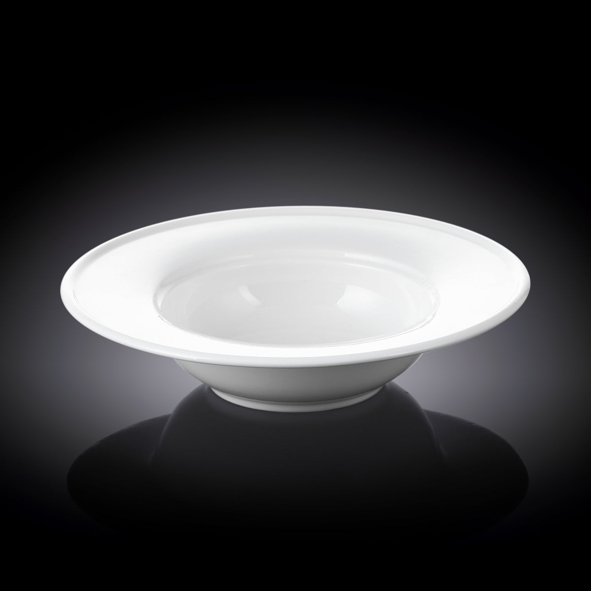 Wilmax - Tiefer Teller - 23 cm - 395 ml - Weiß - Elegantes Design - WL-991020/A